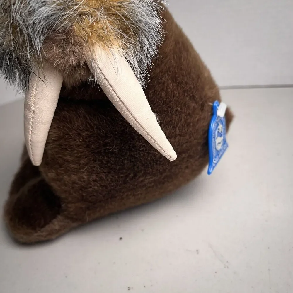 Vintage Sea World Walrus Plush Stuffed Animal Stuffie Toy 1998 with Tag EUC